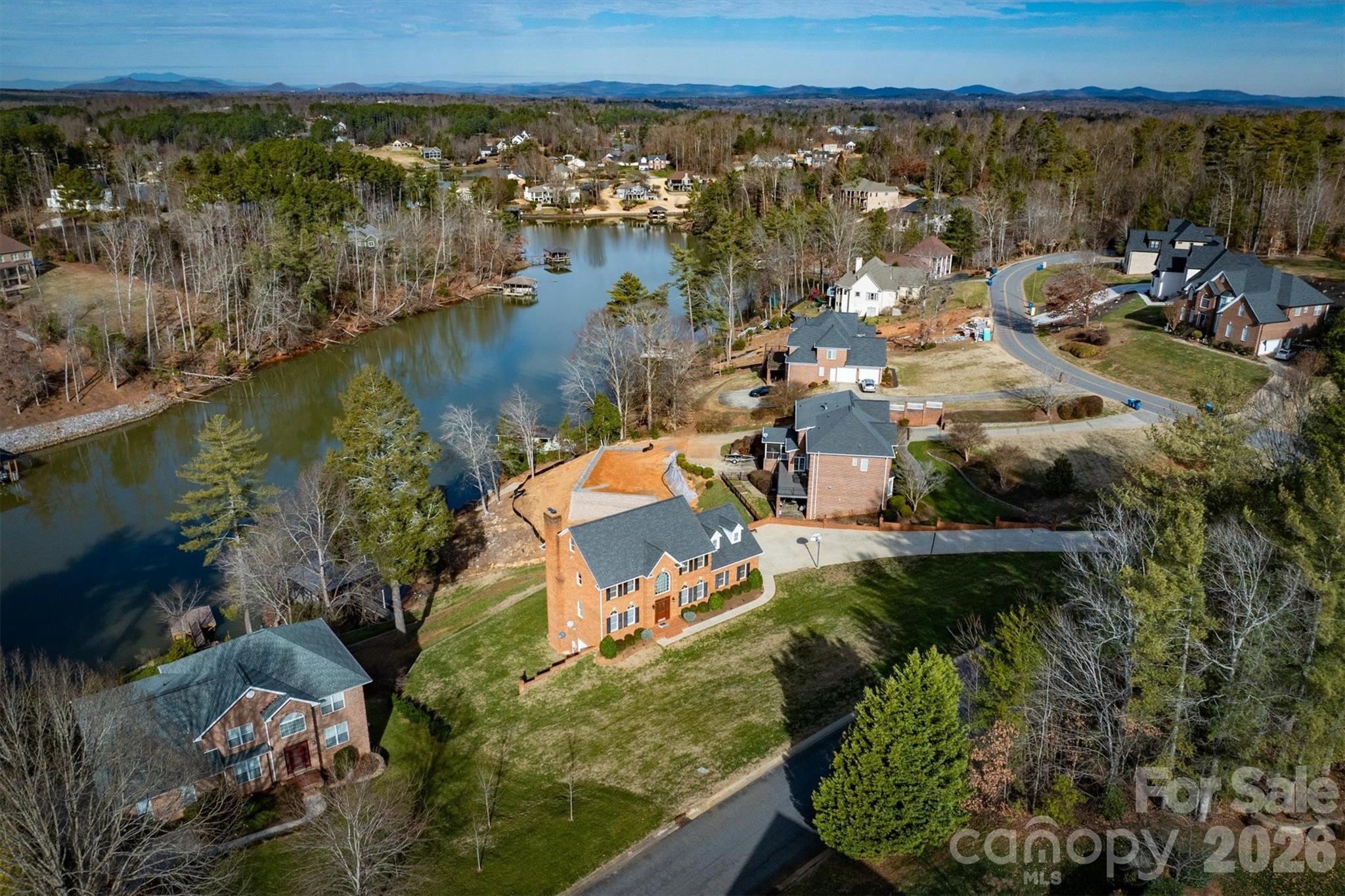 46 Mariners Point Lane Hickory, NC 28601 - Photo 12 of 43 an aerial view of residential house with outdoor space