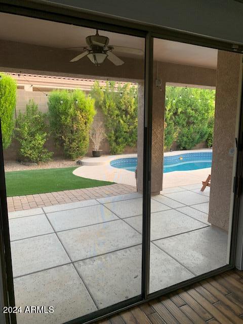 5246 East Estevan Road Phoenix, AZ 85054 - Photo 18 of 40 Backyard view from Master Bedroom