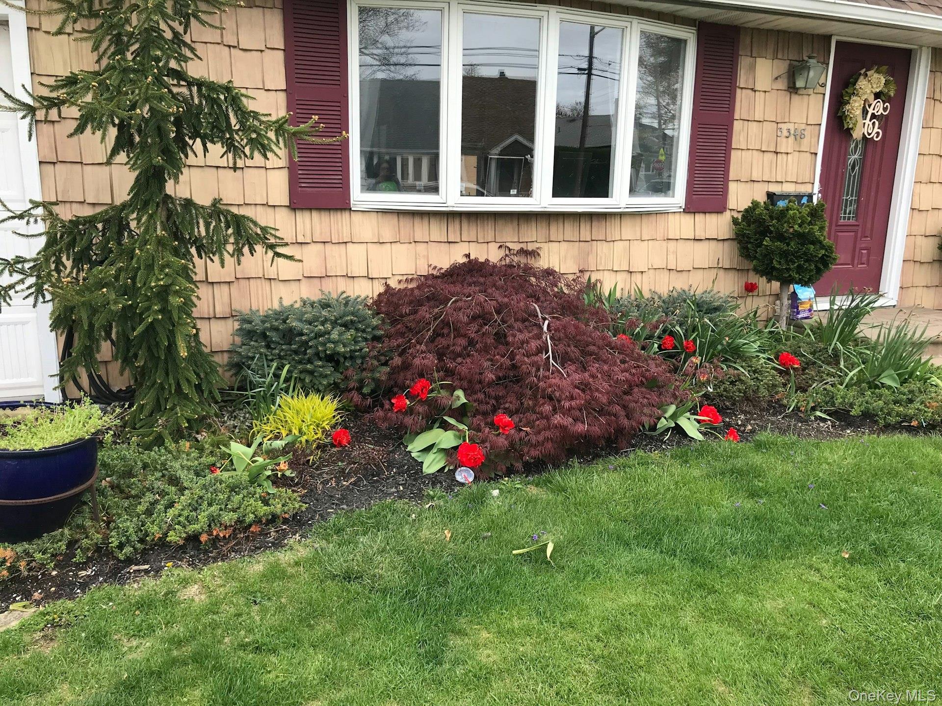3348 3rd Street Oceanside, NY 11572 - Photo 29 of 32 a flower garden in front of a house