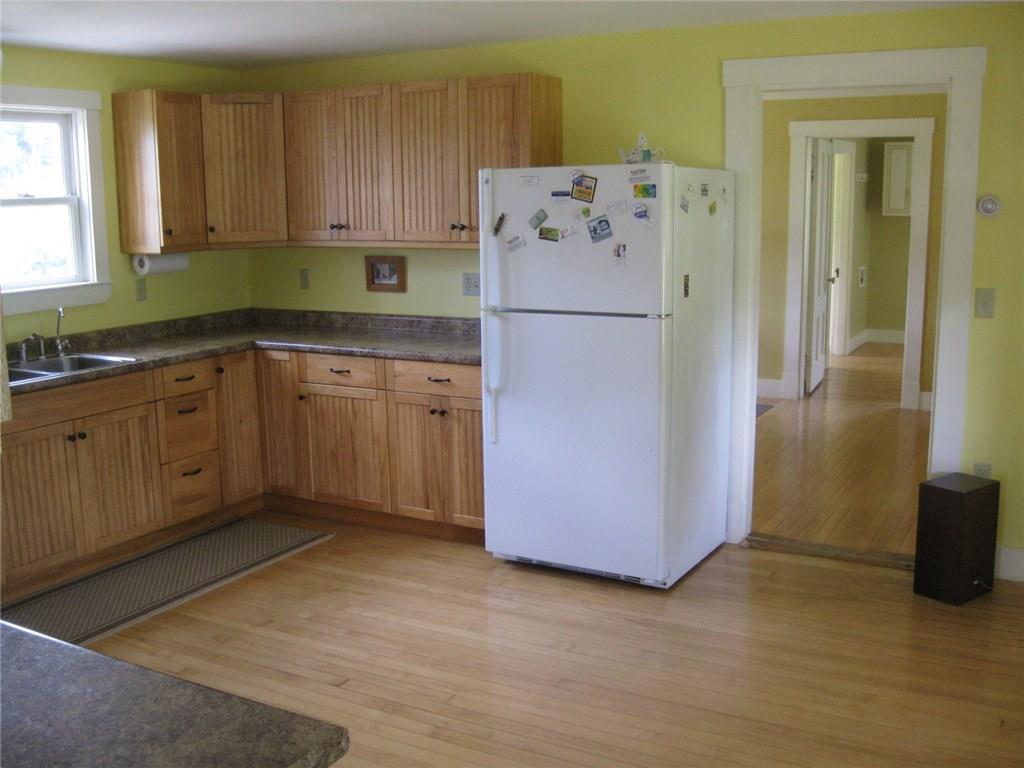 777 Pleasant View Ridge Road South China, ME 04358 - Photo 3 of 29 Large Kitchen with wood floor