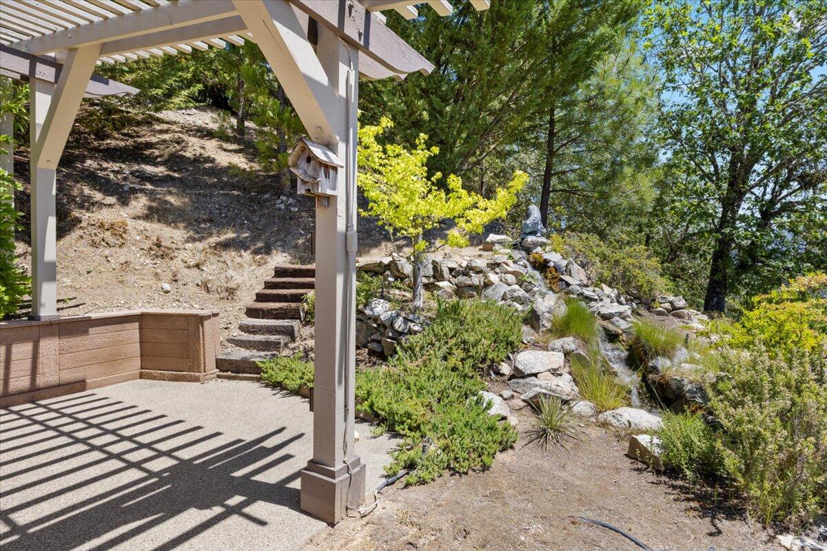 3344 Pearce Park Road Grants Pass, OR 97526 - Photo 56 of 65 Upper waterfall next to Pergola