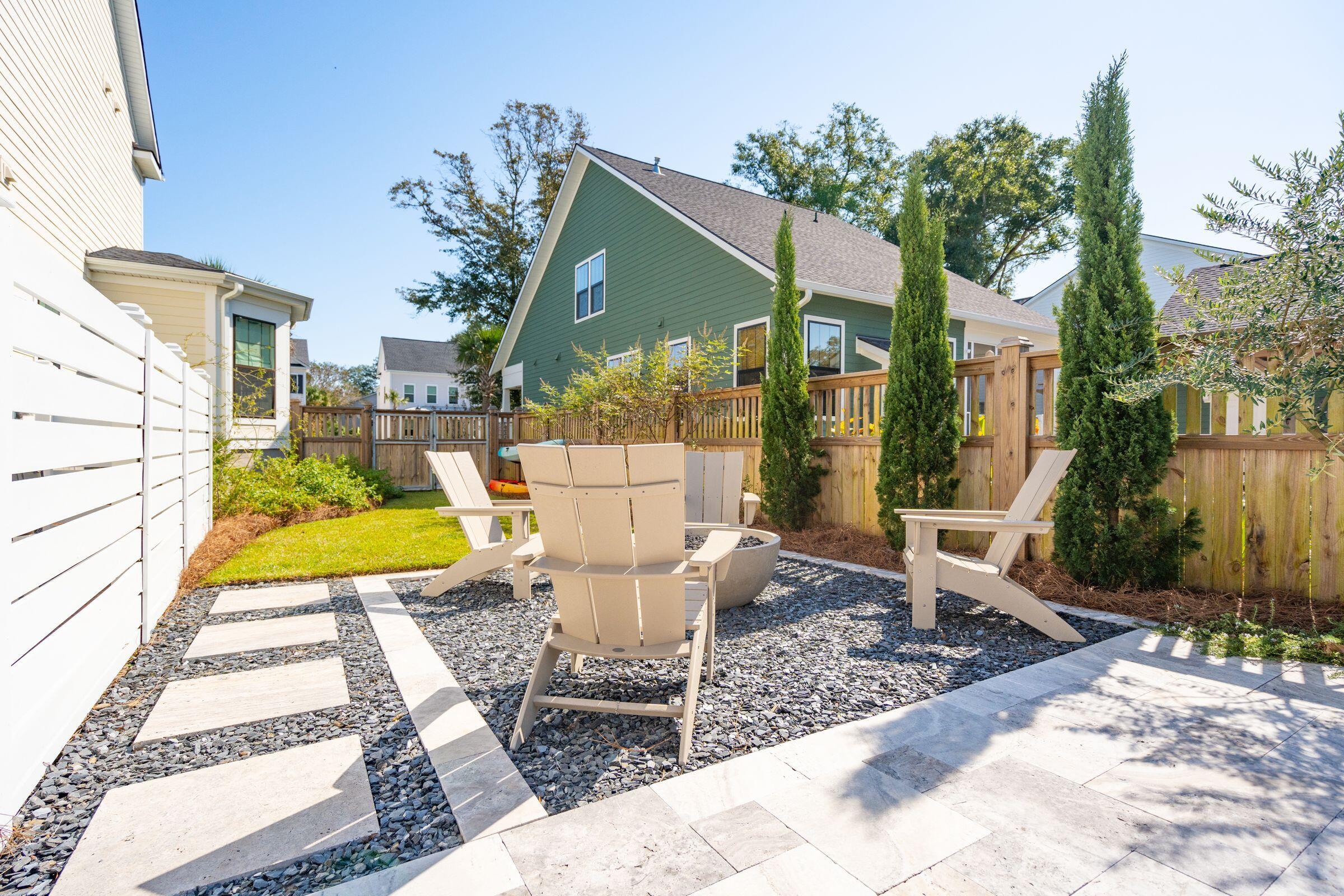 1541 Charming Nancy Road Charleston, SC 29412 - Photo 82 of 92 Gas Fire Pit View