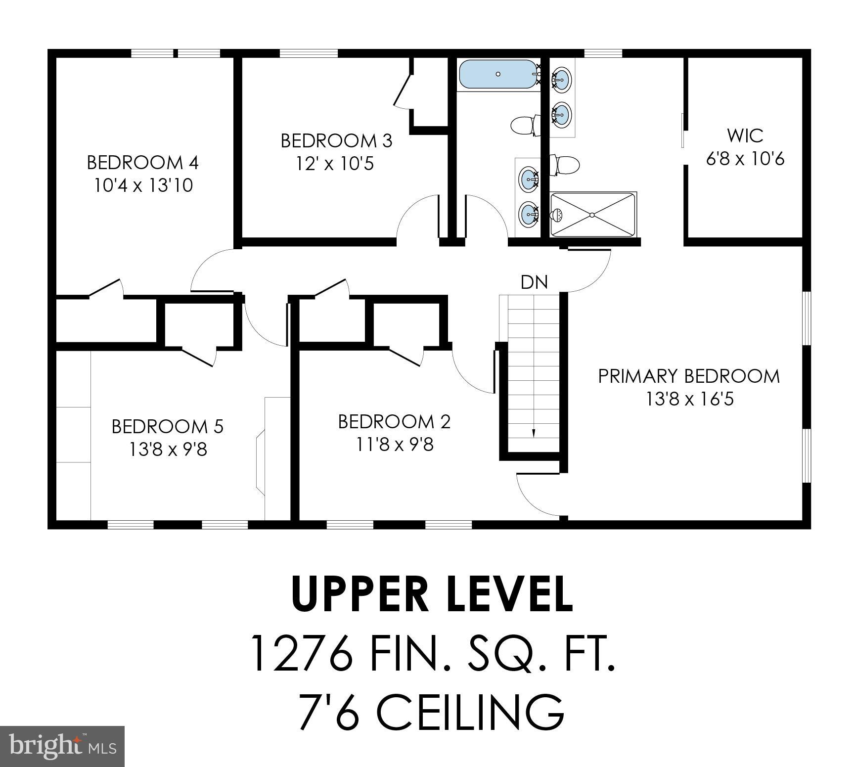 7809 Roundabout Way Springfield, VA 22153 - Photo 81 of 83 Upper Level Floor Plan