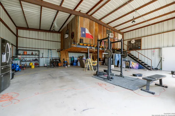 a view of garage