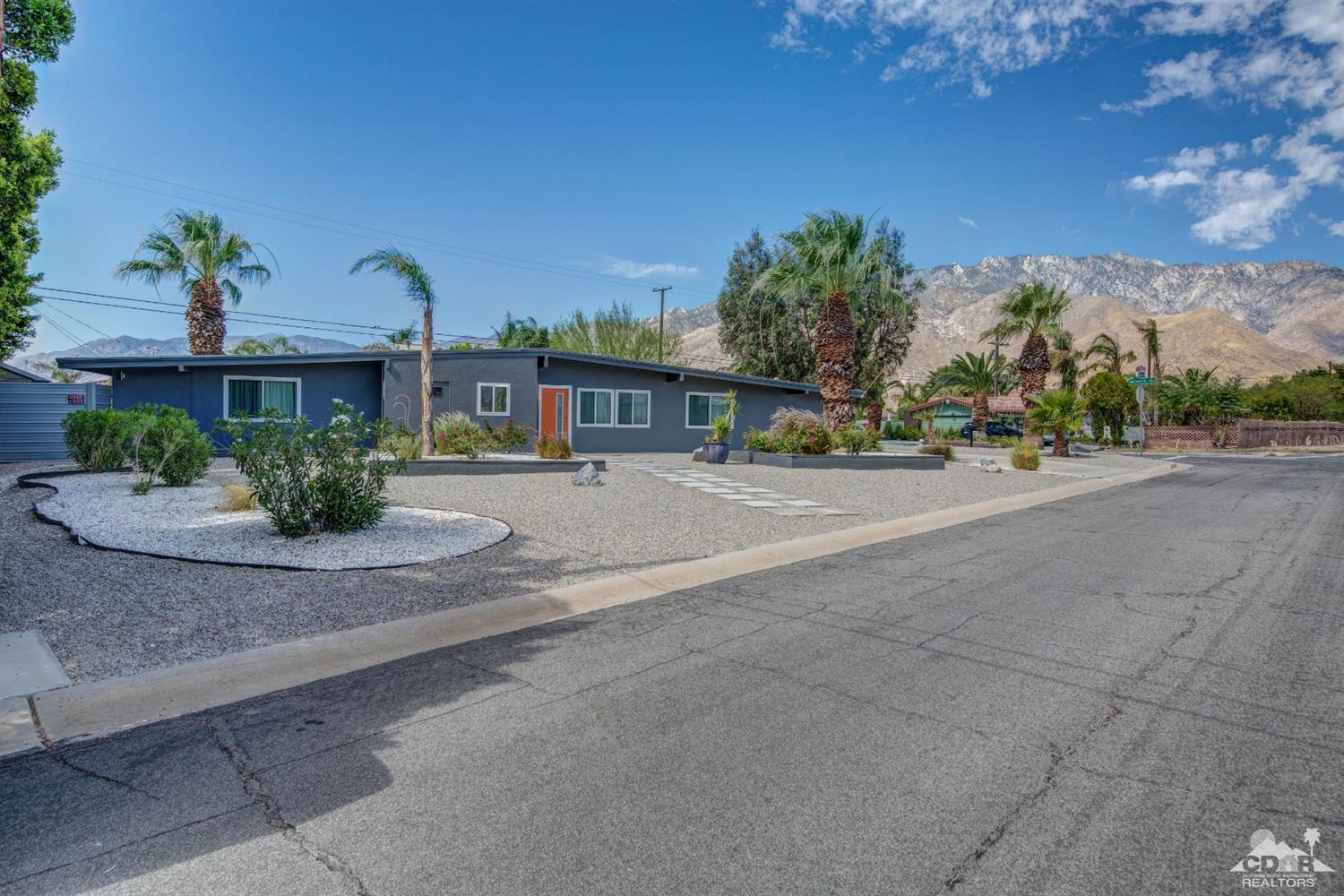 1950 North Magnolia Road Palm Springs, CA 92262 - Photo 36 of 36 front view of a house with a street