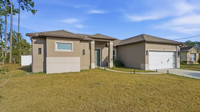 a house with a outdoor space