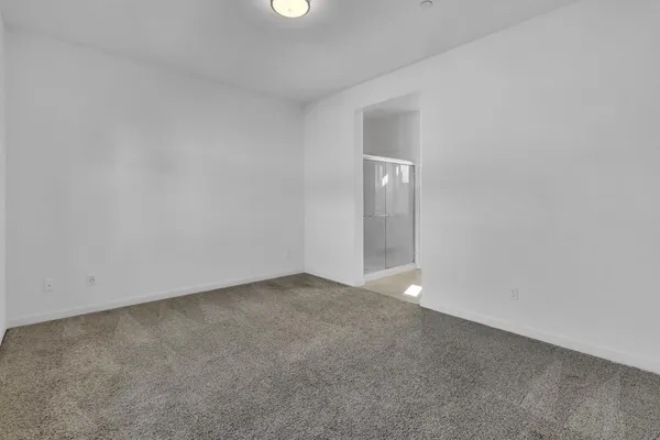 a bathroom with a shower and a sink
