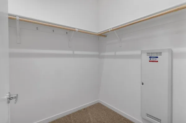 a view of storage and utility room