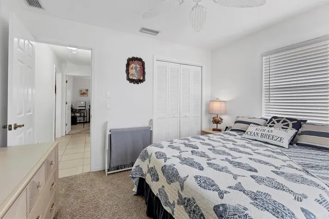 a view of a lake with a city in background