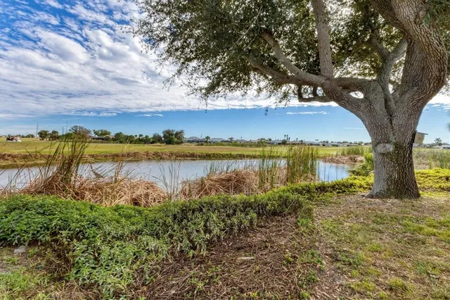 a view of outdoor space with seating
