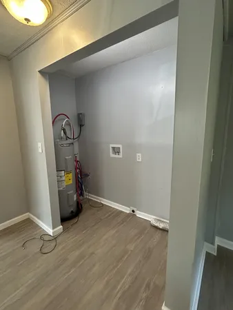 a view of a storage & utility room