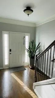 a view of entryway with a potted plant