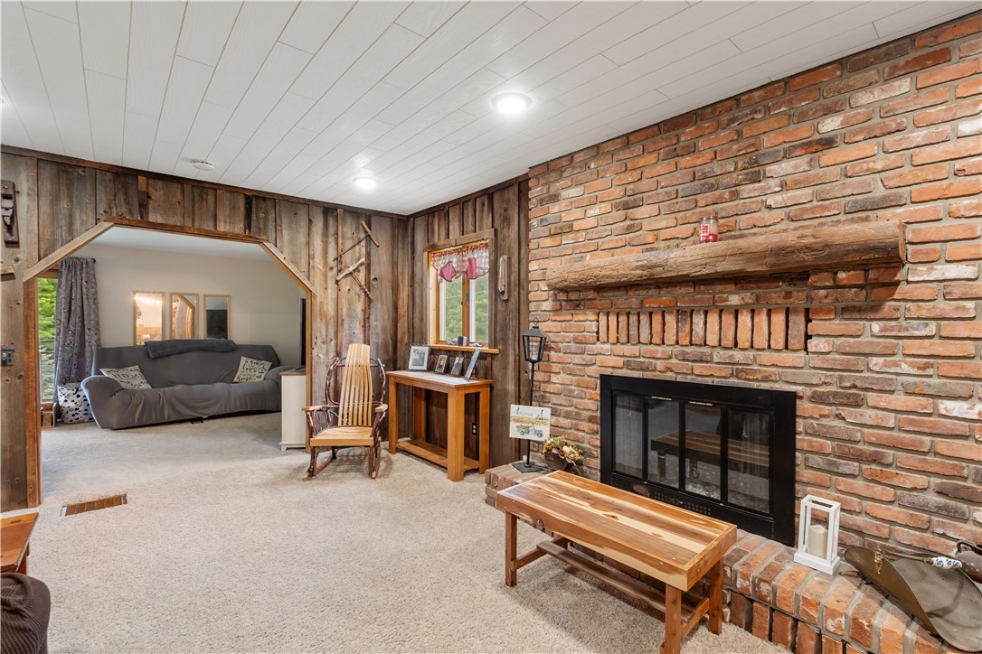 8636 Oak Hill Road Dansville, NY 14807 - Photo 19 of 50 beautiful living room with wood-burning fireplace