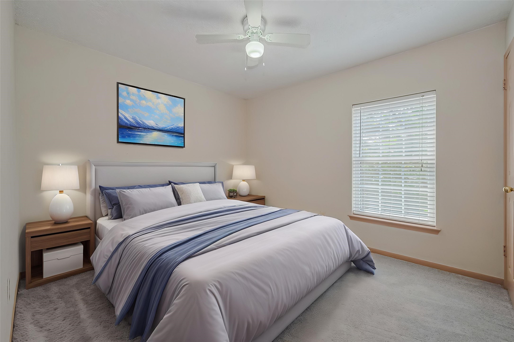 1010 Cheyenne Meadows Drive Katy, TX 77450 - Photo 31 of 41 a bedroom with a bed and a night stand