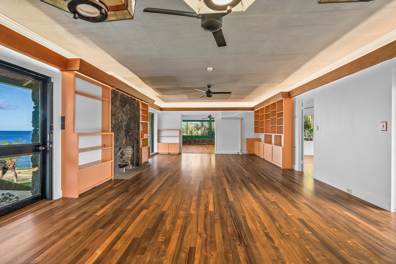 1801 Pe'e Road Koloa, HI 96756 - Photo 11 of 30 a view of empty room with wooden floor