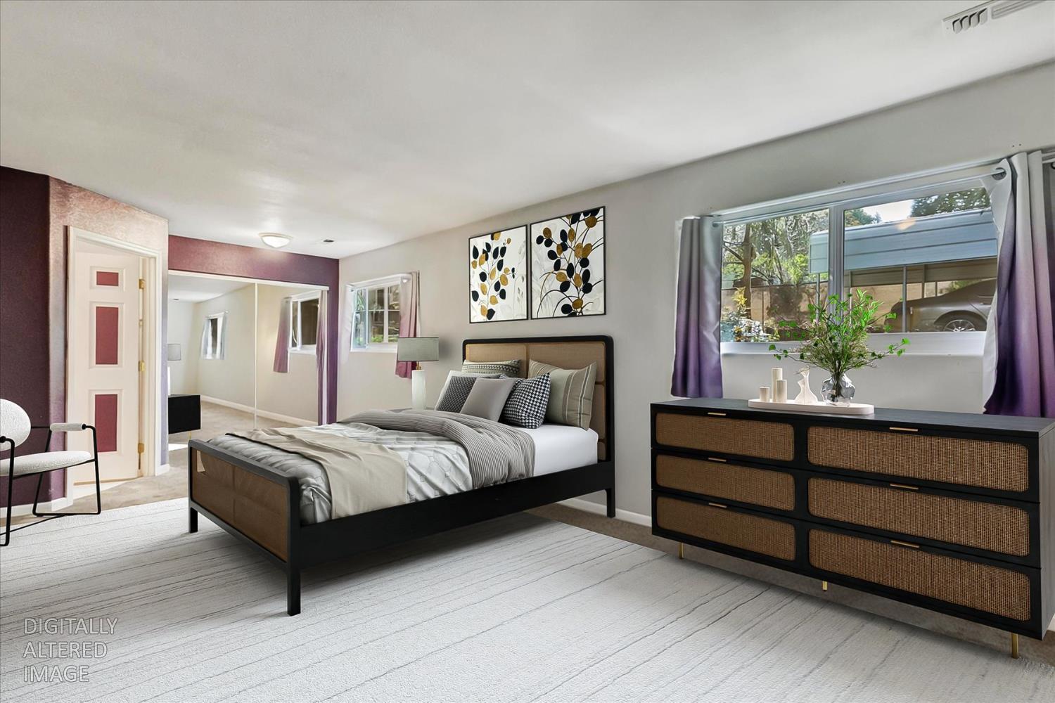 11312 Alpine Lane Grass Valley, CA 95945 - Photo 25 of 69 a spacious bedroom with a bed and window