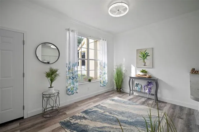 a view of outdoor space and deck