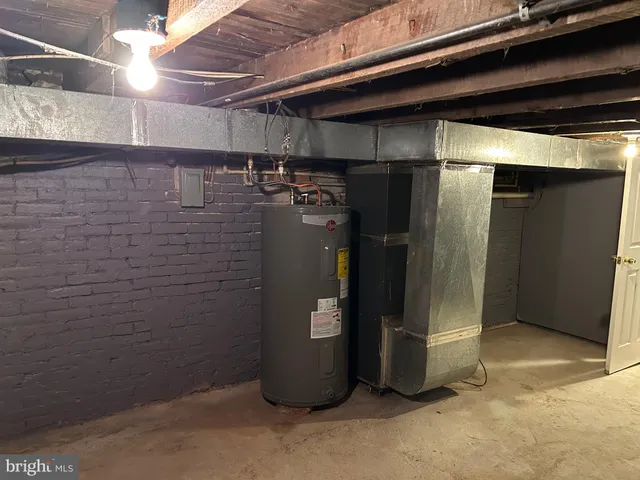 a close view of water heater