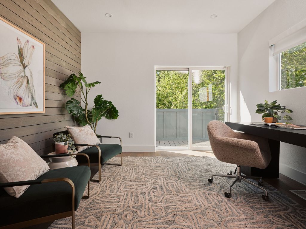 2806 Lyons Road, Unit 1 Austin, TX 78702 - Photo 22 of 39 a view of a workspace with furniture and a window