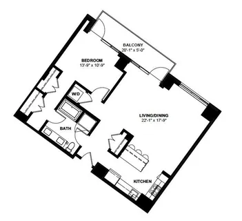 $6,135 | 1 Canal Street, Unit 1110, Boston, MA 02114