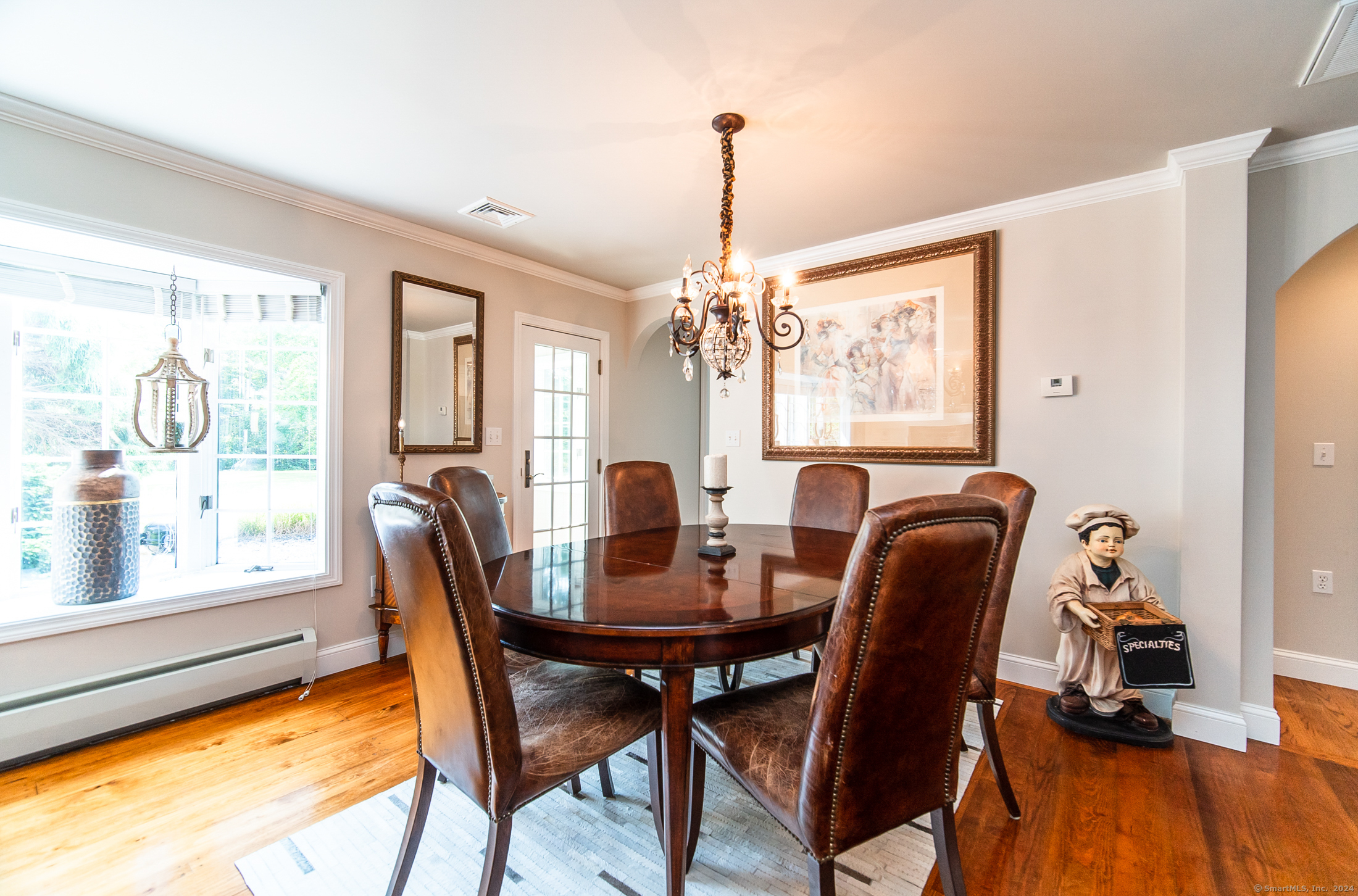 558 North Roast Meat Hill Road Killingworth, CT 06419 - Photo 8 of 37 a view of a dining room with furniture window and outside view