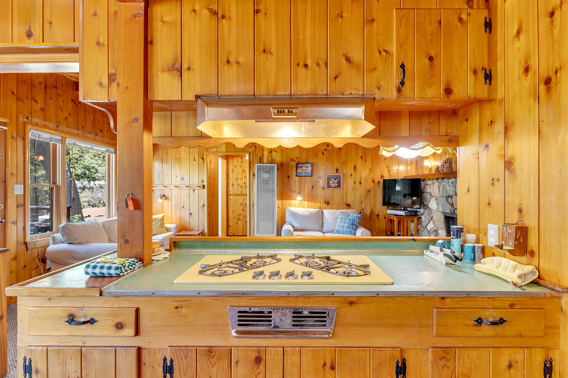 25270 Palomar Road Idyllwild, CA 92549 - Photo 18 of 60 a view of living room with a sink and dishwasher