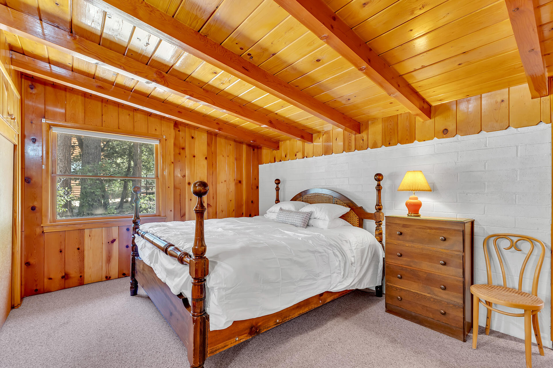 25270 Palomar Road Idyllwild, CA 92549 - Photo 26 of 60 a bed room with a bed and window
