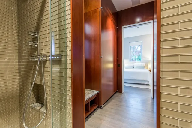 a view of a bathroom