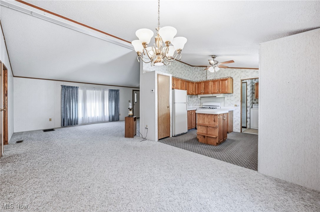 3360 Slater Road Salem, OH 44460 - Photo 14 of 29 Kitchen, Dining area and entrance to living room
