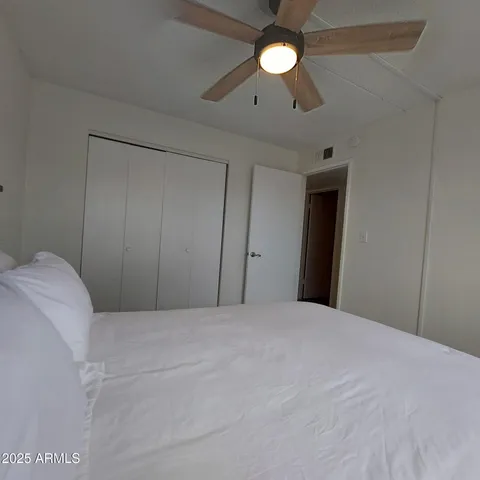 a view of a garden with houses