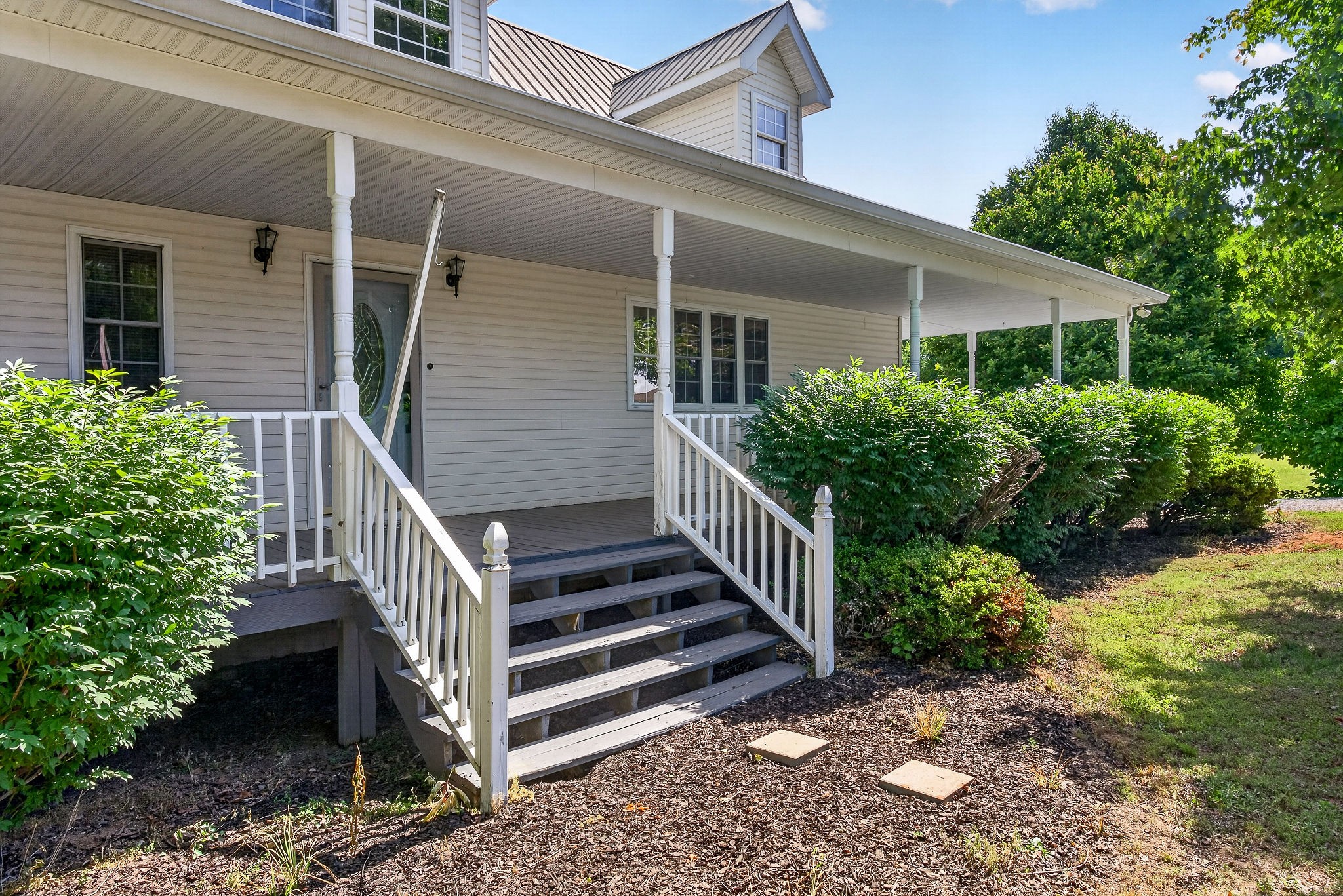 412 Rock Station Road Rock Island, TN 38581 - Photo 33 of 47 a view of a house with backyard and wooden deck