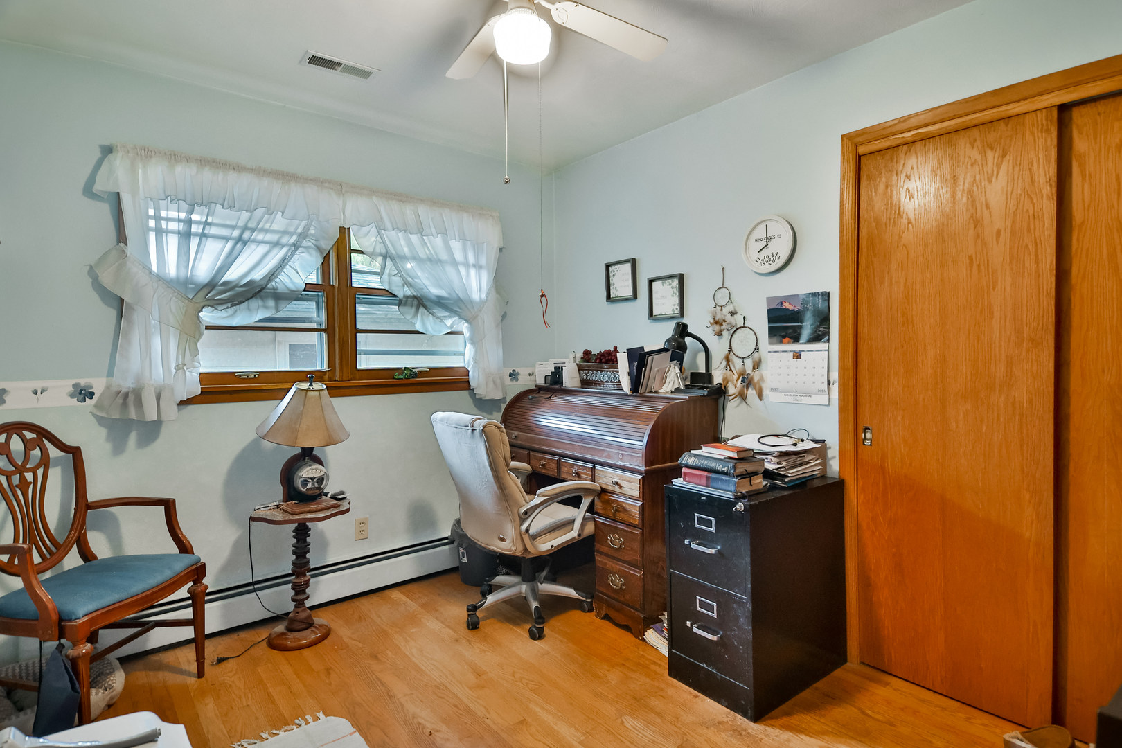 3307 Ruth Street Rockford, IL 61103 - Photo 14 of 28 a view of a workspace with furniture and a window