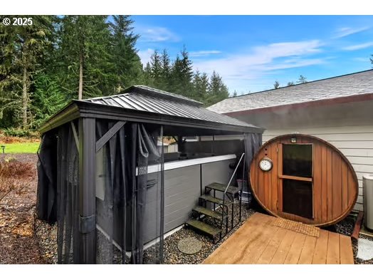 76500 Delena Mayger Road Rainier, OR 97048 - Photo 18 of 24 a view of outdoor space and deck
