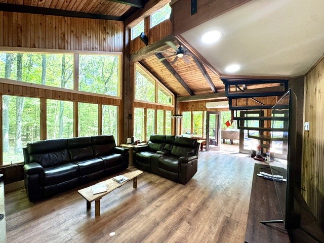 7756 Gulick Road Naples, NY 14512 - Photo 20 of 31 Cozy Living room with new leather couches