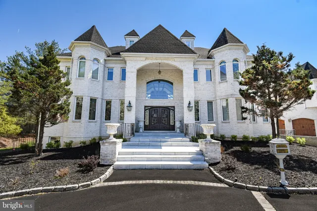 a front view of a house with entertaining space