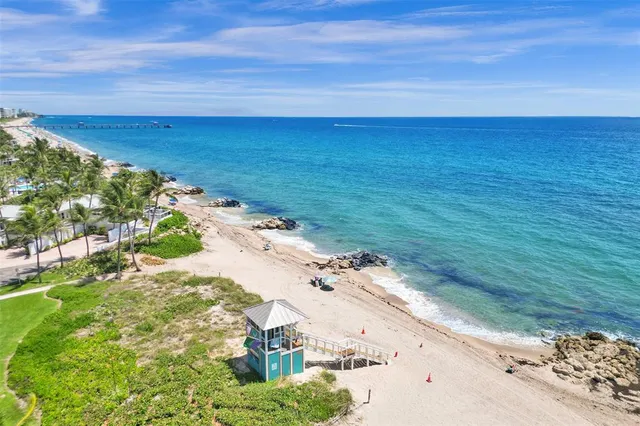 a view of beach and ocean