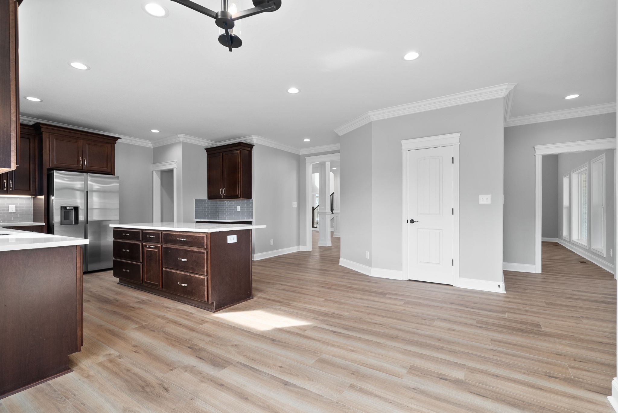 1031 Gratton Road Clarksville, TN 37043 - Photo 14 of 46 a view of kitchen with cabinets and wooden floor