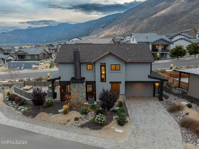 a view of a house with a patio