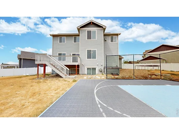 a house view with a outdoor space