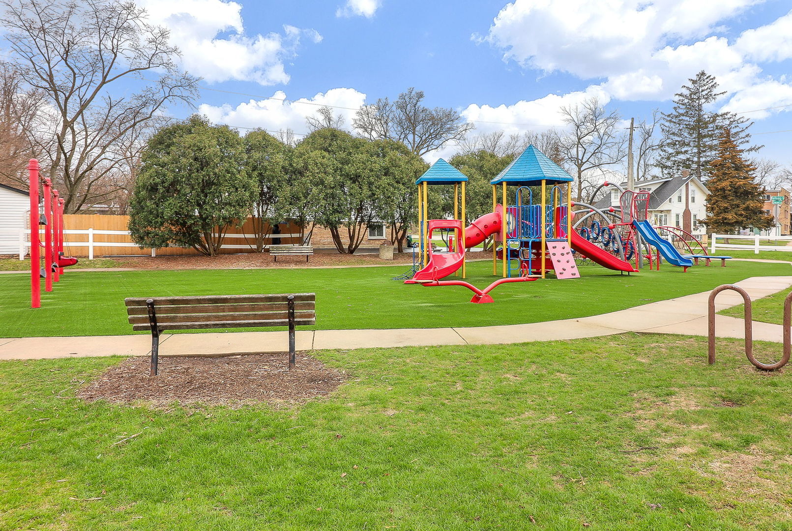133 South Williston Street Wheaton, IL 60187 - Photo 35 of 43 a view of a park with slide