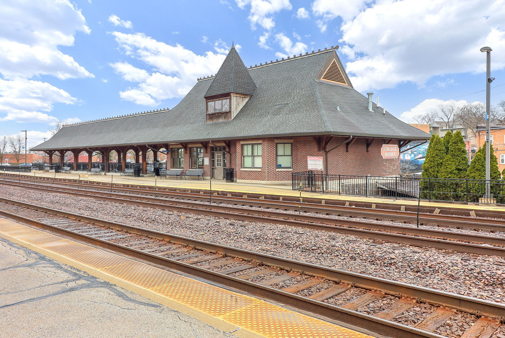 133 South Williston Street Wheaton, IL 60187 - Photo 36 of 43 a view of a brick building next to a yard