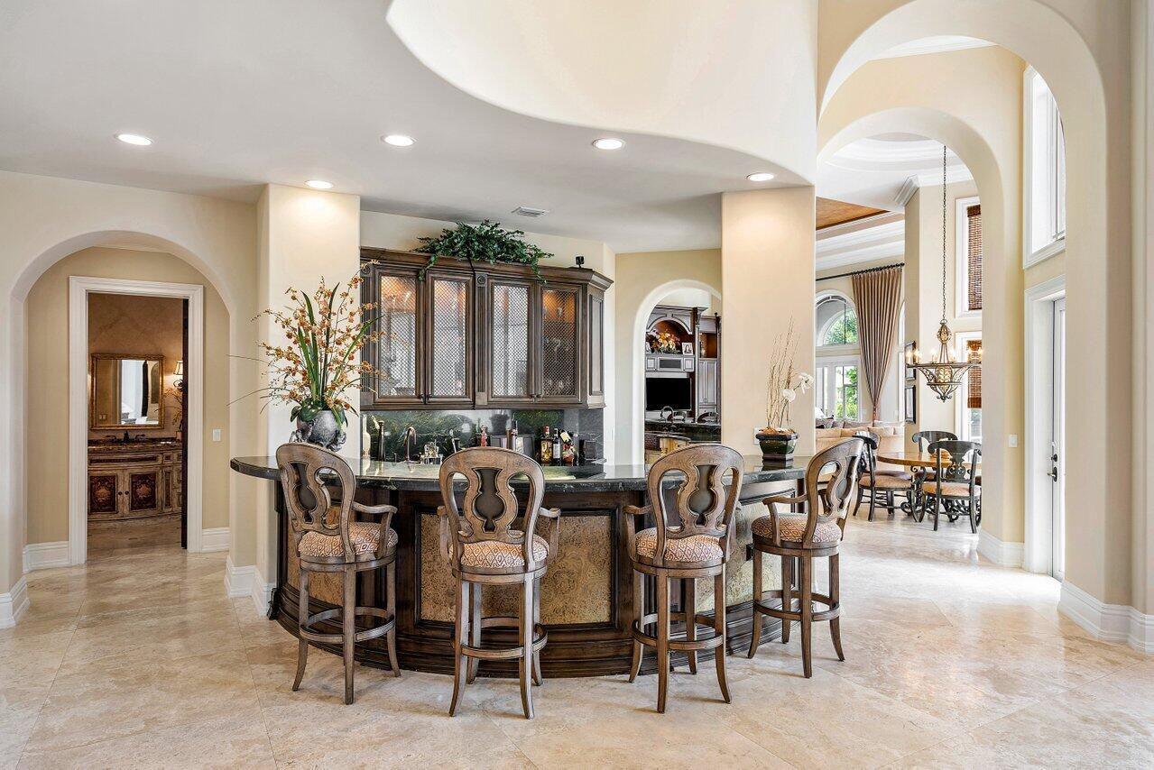 10730 Rio Hermoso Delray Beach, FL 33446 - Photo 12 of 61 Bar from Living Room