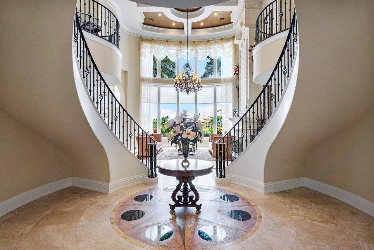 10730 Rio Hermoso Delray Beach, FL 33446 - Photo 8 of 61 Grand Foyer to Living Room
