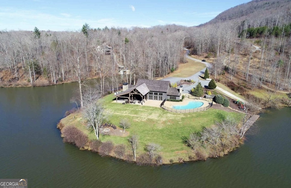 58 Mountainside Drive Cleveland, GA 30528 - Photo 12 of 30 a view of a lake in middle of the town