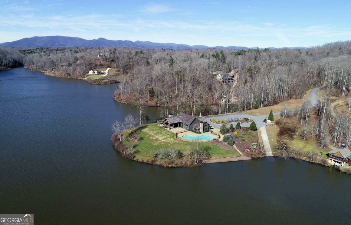 58 Mountainside Drive Cleveland, GA 30528 - Photo 15 of 30 a view of a house with a mountain and a forest