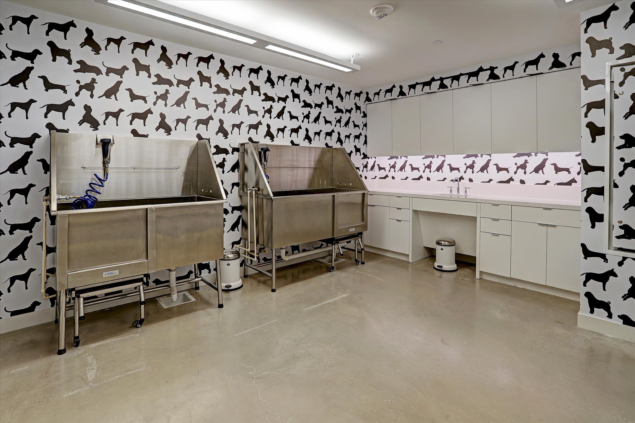 3433 Westheimer Road, Unit 702 Houston, TX 77027 - Photo 46 of 48 Thoughtfully designed amenities extend to four-legged residents with a dedicated pet washing and grooming station.
