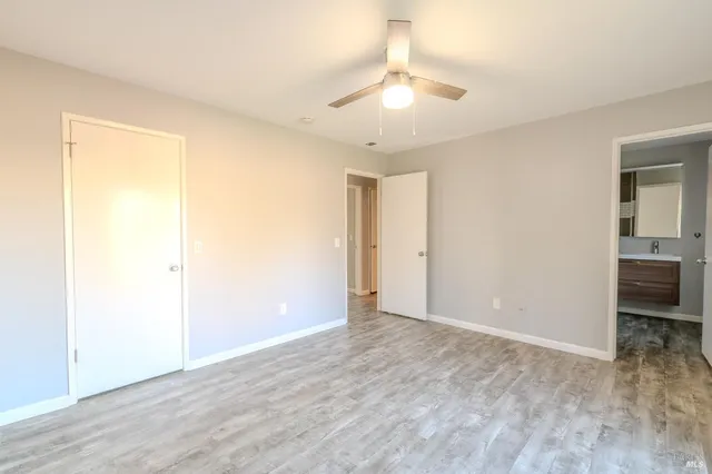 wooden floor in an empty room