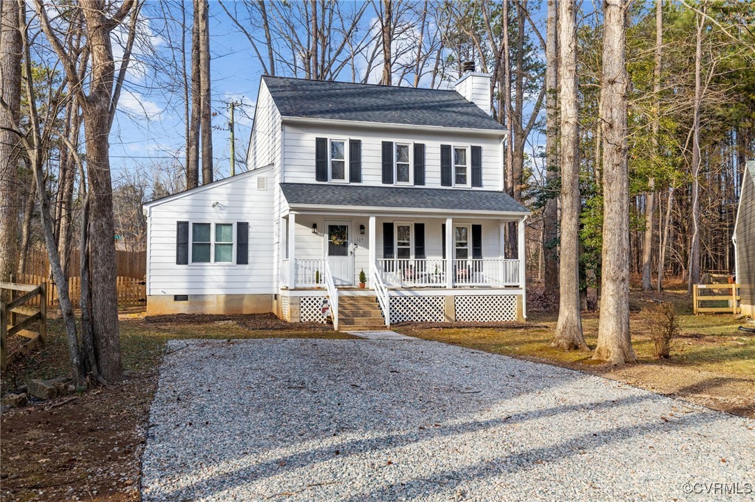 1309 Lockett Ridge Road Midlothian, VA 23114 - Photo 2 of 49 Front of property with driveway view