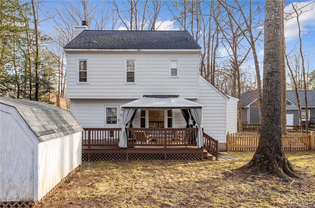 1309 Lockett Ridge Road Midlothian, VA 23114 - Photo 42 of 49 Back view of property with shed