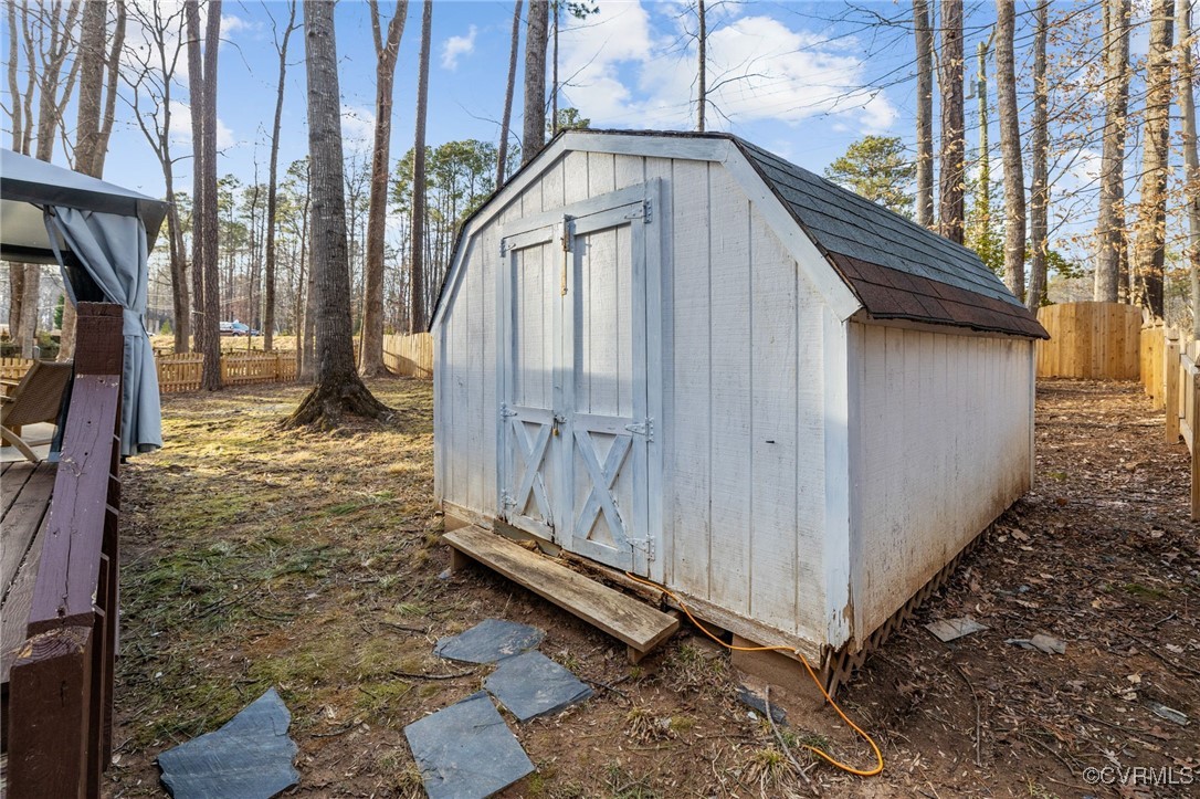 1309 Lockett Ridge Road Midlothian, VA 23114 - Photo 43 of 49 Shed for extra storage in backyard